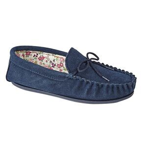 Mokkers Womens/Ladies Lily Slip On Slippers / Navy
